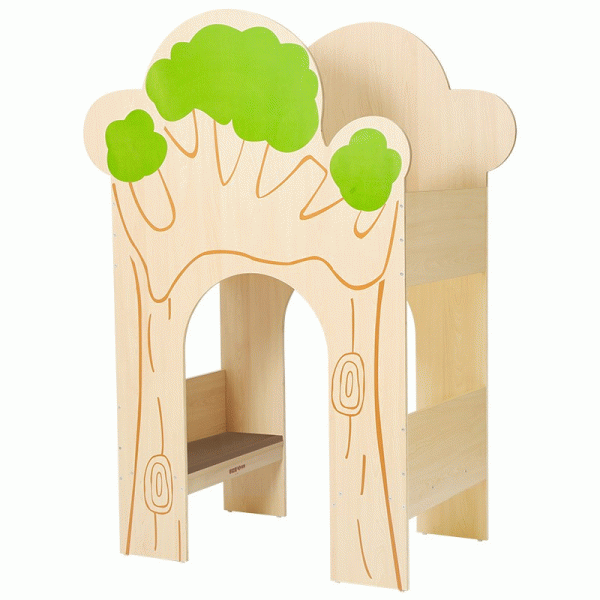 樹穿廊座椅-楓木紋KB1-CBA006-30