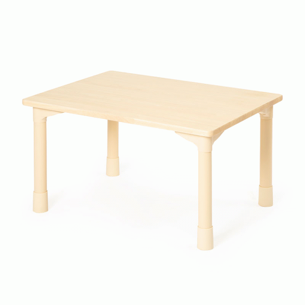 幼兒木紋小方桌 4人桌 米蘭花園系列  49/52/55 桌高可選