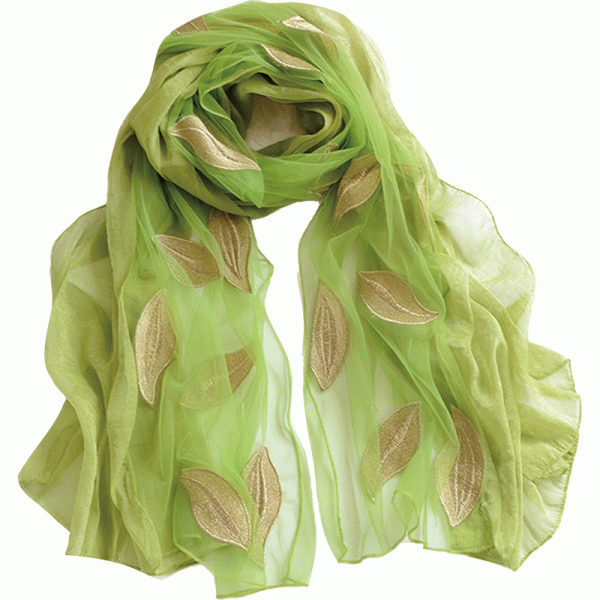 綠葉絲巾(BOM)