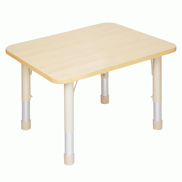 可升降幼兒小方桌 布拉格系列 楓木桌面  4人桌