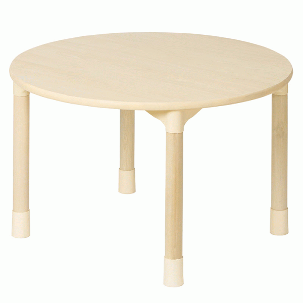 幼兒實木圓桌 85直徑 49/52/55 桌高可選