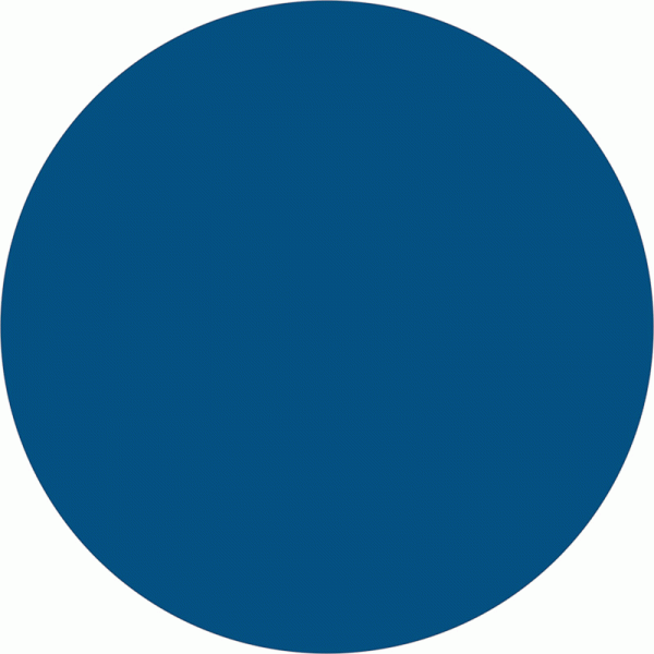 圓形教學毯(藍色)-薄