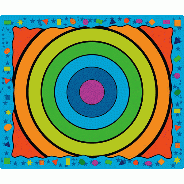 顏色彩虹地毯（薄）