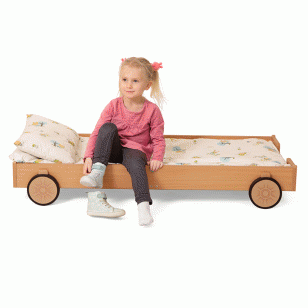 凱斯可堆疊兒童床（130）-新櫸木紋
