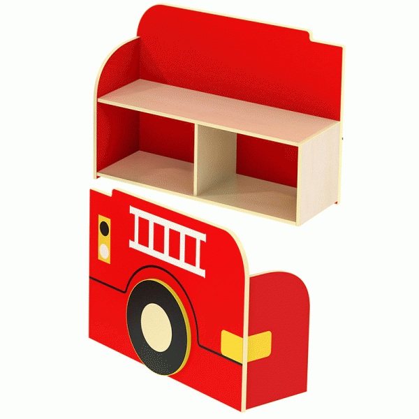 新消防車書櫃組-車體