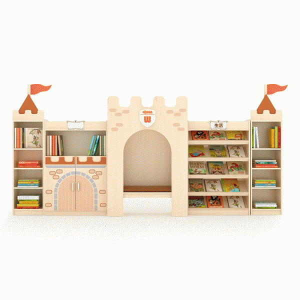 A5-城堡座椅組合圖書櫃