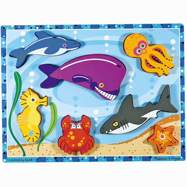 厚片拼圖-海洋動物