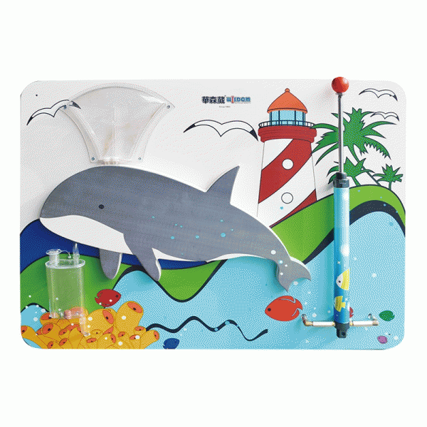 牆板遊戲-鯨魚噴水(鯨魚噴水)