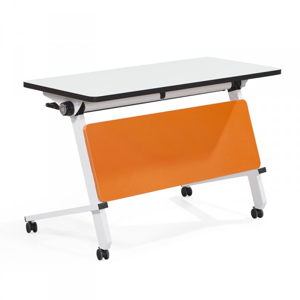 自由拼接會議長桌培訓桌簡約現代培訓折疊鋼腳桌辦公桌YJ-F024