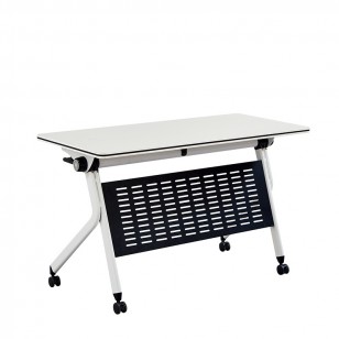 折疊培訓桌椅辦公會議培訓桌可移動多功能辦公培訓桌椅YJ-F026