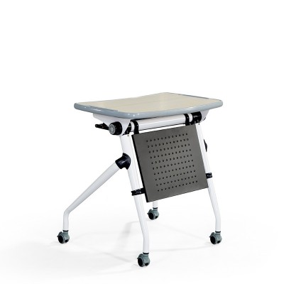 簡約大方會議培訓桌可移動拼接辦公桌多功能實用節約桌椅YJ-F018異形
