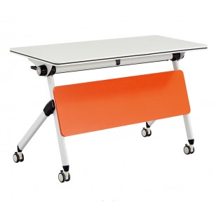 組合多樣可拼接辦公長桌培訓桌子可移動折疊帶輪簡約會議辦公桌YJ-F030