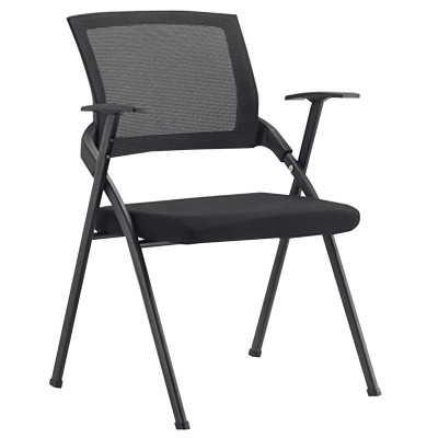 現代簡約辦公培訓椅透氣網布多功能可折疊移動辦公培訓椅子YJ-c11