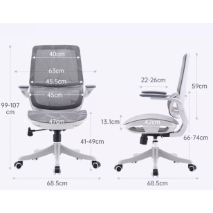 人體工學椅雙背電腦椅辦公座椅M59
