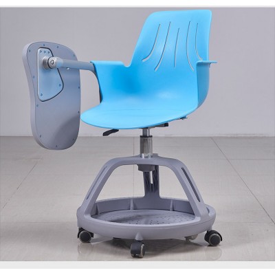 培訓椅 帶寫字板塑料椅 學生培訓椅 簡約會議椅 帶寫字板移動會議椅子