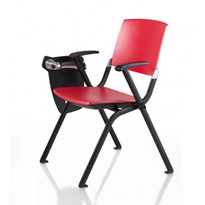 培訓椅 帶寫字板折疊培訓椅 公司會議椅子 培訓椅帶寫字板