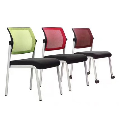 網布辦公椅 簡約職員培訓椅 透氣會議椅 可重疊培訓椅