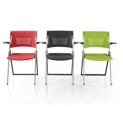塑料折疊培訓椅 帶寫字板培訓椅 折疊會議椅培訓椅 帶寫字板椅