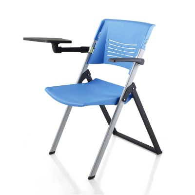 摺疊帶寫字板培訓椅