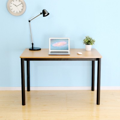 家用簡約辦公電腦桌 鋼木學生書桌特價長條拼接會議桌 簡約培桌
