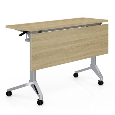 辦公桌移動洽談桌 簡約會議桌學生培訓台鋼架