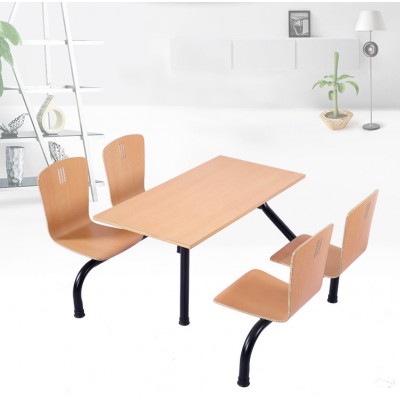 食堂實木餐桌椅子