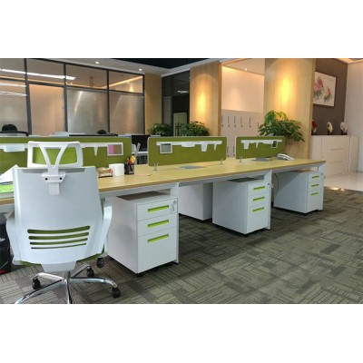 鋼制活動櫃子辦公桌邊 移動矮櫃帶鎖多功能三抽儲物櫃 簡約整理櫃