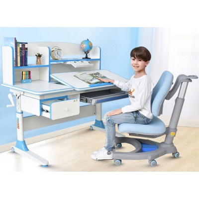 兒童學習桌可調升降學生讀書桌台寫字作業桌家用課桌