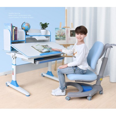兒童學習桌椅套裝小學生電腦書桌可升降寫字桌家用現代簡約