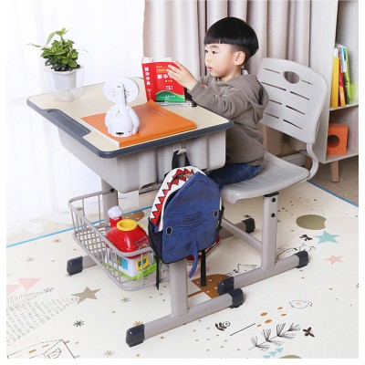 幼稚園中小學升降單人學習桌培訓班兒童學生課桌
