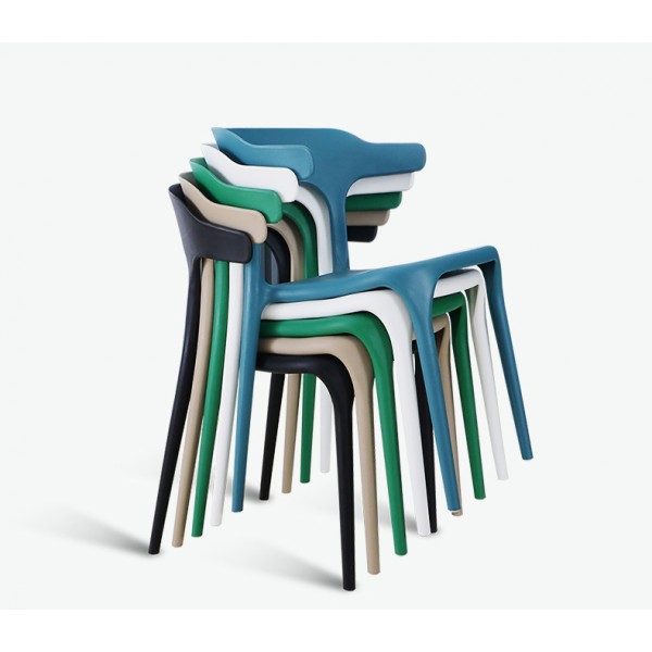 現代簡約塑料椅子北歐休閒創意小椅子