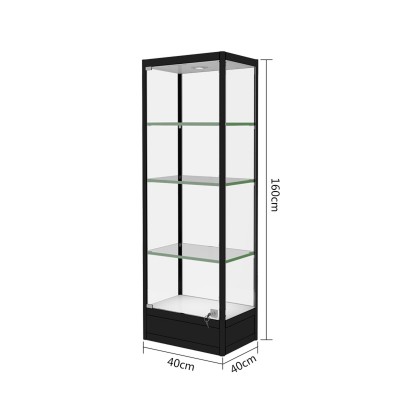 小型手辦玻璃展示櫃40*40*160(cm)款