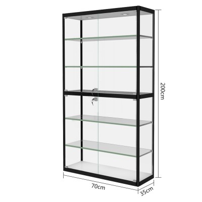 小型手辦玻璃展示櫃70*35*200(cm)款