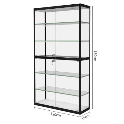 小型手辦玻璃展示櫃120*35*180(cm)款