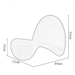 舌頭椅/簡約休閑躺椅現代創意布梳化椅人體造型椅子