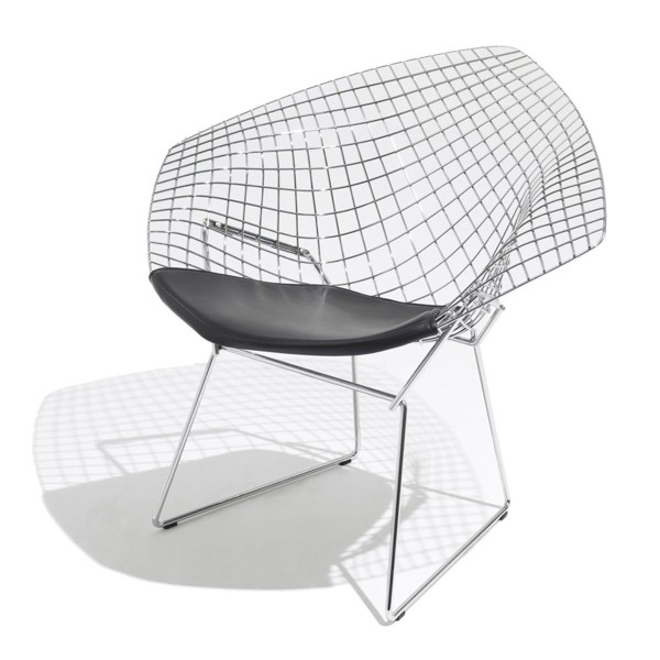 大網椅鑽石椅/輕奢金屬餐椅簡約鐵藝扶手休閒椅子