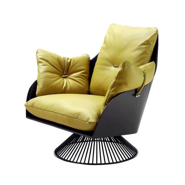 格洛斯躺椅/設計師簡約皮藝客廳休閑梳化椅