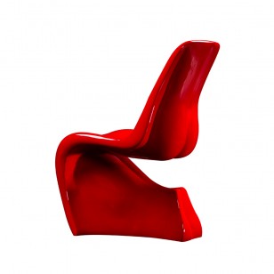 他椅和她椅/設計師玻璃鋼人體造型餐椅簡約椅子