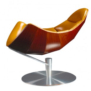 雪萊椅/簡約現代創意真皮休閑躺椅