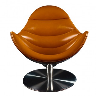 雪萊椅/簡約現代創意真皮休閑躺椅