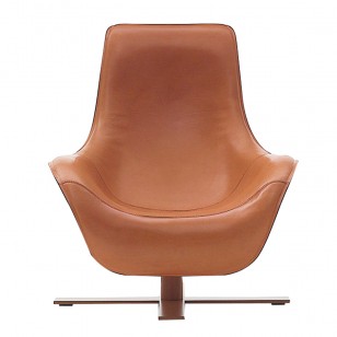 馬特休閑躺椅/簡約現代真皮不鏽鋼布藝梳化椅