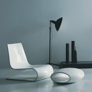 紐菲躺椅/簡約現代玻璃鋼休閑椅懶人梳化椅