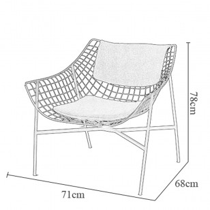 夏天休閑椅/現代簡約戶外金屬布藝躺椅