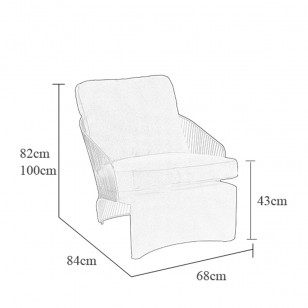 科萊特躺椅/輕奢單人布藝梳化椅/簡約休閑躺椅