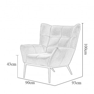 圖拉椅簡約現代單人布藝梳化椅大師休閑躺椅