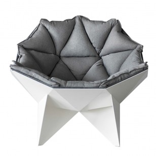 Q1躺椅/簡約現代休閑躺椅/設計師全玻璃鋼梳化椅