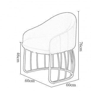 桃子椅/簡約單人梳化椅/現代皮藝休閑躺椅