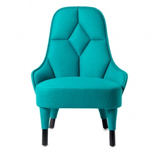 艾瑪休閑椅/現代簡約單人梳化椅設計師休閑躺椅