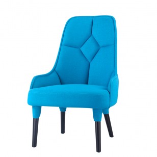 艾瑪休閑椅/現代簡約單人梳化椅設計師休閑躺椅