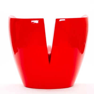 家具V果椅/簡約塑料圈椅/現代創意戶外玻璃鋼休閑躺椅